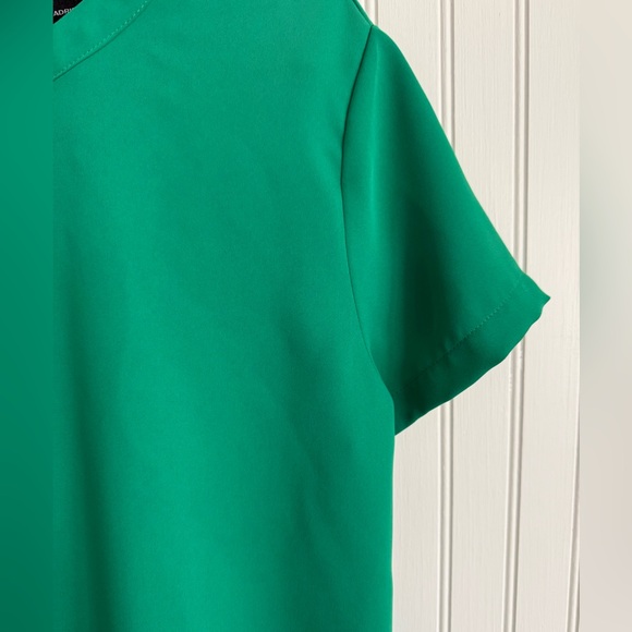 Adrienne Vittadini Bright Green Mini Dress size 8 - Picture 3 of 5